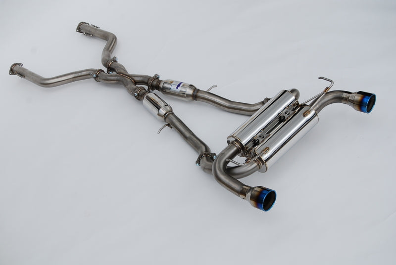 Invidia HS22N4Z7GM1RTL 2022+ Nissan Z 70mm Gemini Cat Back Exhaust - Rolled TI Tips