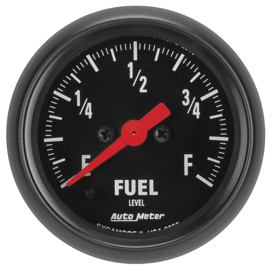 AutoMeter 2656 Autometer Z Series 0-280Ohm 2-1/16in. Programmable Fuel Level Gauge