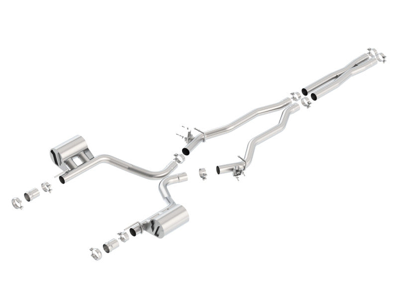 Borla 140675 2015-2022 Charger SRT 392 / Scat Pack 6.4L Atak Catback Exhaust Single Split Rear Exit