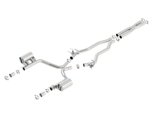 Borla 140675 2015-2022 Charger SRT 392 / Scat Pack 6.4L Atak Catback Exhaust Single Split Rear Exit