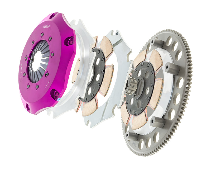 Exedy HM032SBL 2002-2006 Acura RSX L4 Hyper Compe-R Twin Cerametallic Clutch Rigid Disc