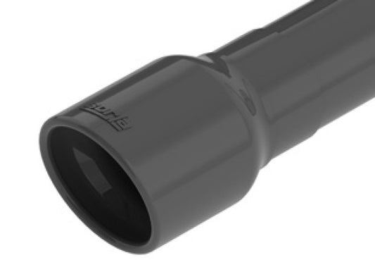 Borla 11957CB 2018 Jeep Wrangler JL/JLU 3.6L 2DR/4DR ATAK SS Axle Back Black Coated Exhaust w/3.5in Tips