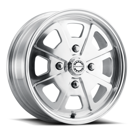 Mobelwagen MW-730P-55530+35 MW-730P Schnell 15x5.5in / 4x130 BP / 35mm Offset / 79.1mm Bore - Polished Wheel