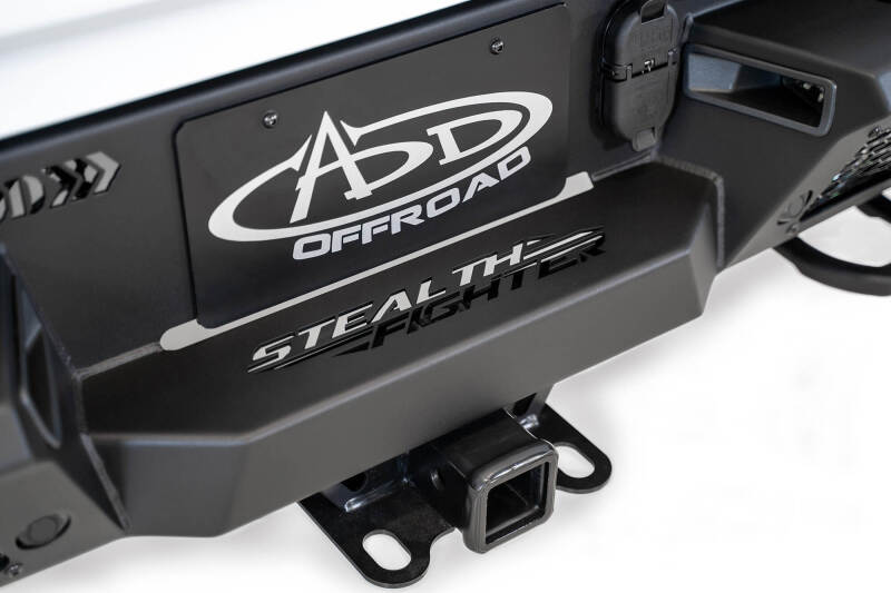 Addictive Desert Designs R620081280103 2021 Dodge RAM 1500 TRX Stealth Fighter Rear Bumper - Hammer Black