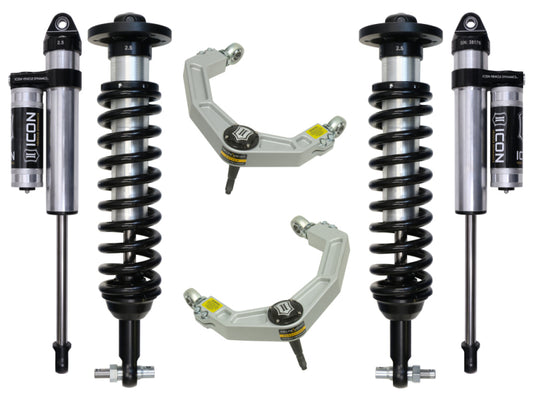 ICON K93093 2015+ Ford F-150 2WD 0-3in Stage 3 Suspension System w/Billet Uca