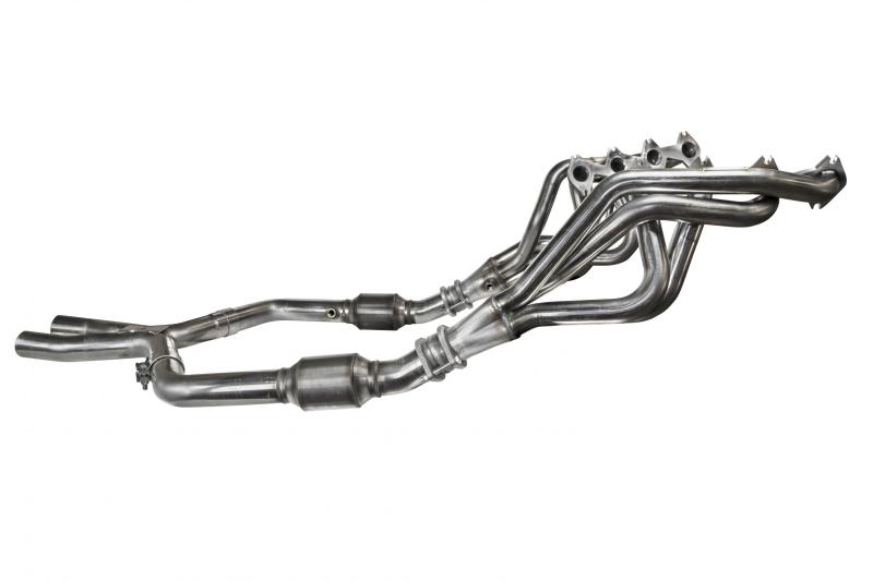 Kooks Headers 1131H020 Kooks 05-10 Ford Mustang GT Manual 1 5/8in x 2 1/2in SS Long Tube Headers and OEM Catted SS X Pipe