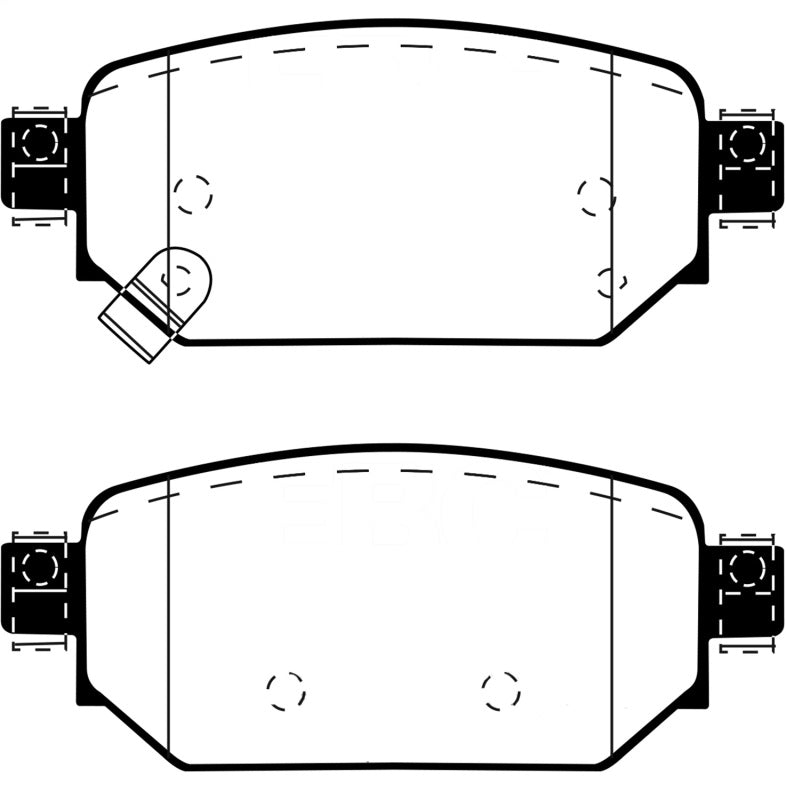 EBC DP33081C 2017+ Mazda 3 2.0L Redstuff Rear Brake Pads