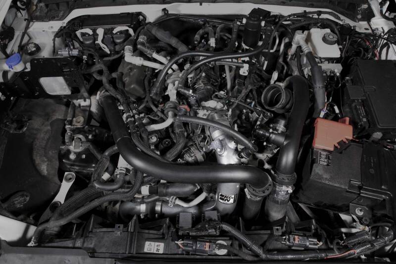K&N Engineering 77-1020KC K&N 2023 Ford Bronco Raptor 3.0L V6 Aluminum Charge Pipe Kit - Gunmetal Gray