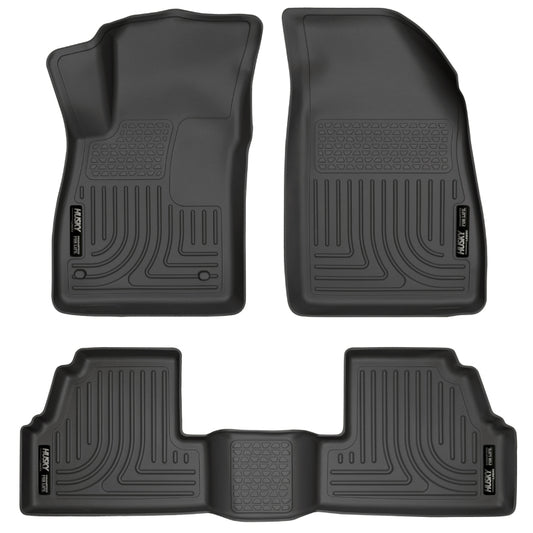 Husky Liners 98271 13-14 Buick Encore WeatherBeater Black Front/2nd Row Floor Liners