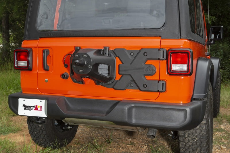 Rugged Ridge 11546.56 Spartacus HD Tire Carrier Hinge Casting 18-20 Jeep Wrangler JL