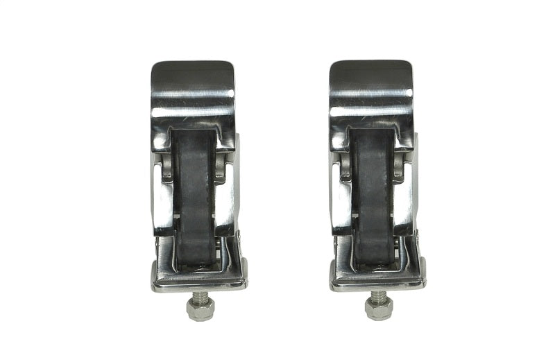 Rugged Ridge 11116.02 97-06 Jeep Wrangler TJ Stainless Steel Hood Catch Set