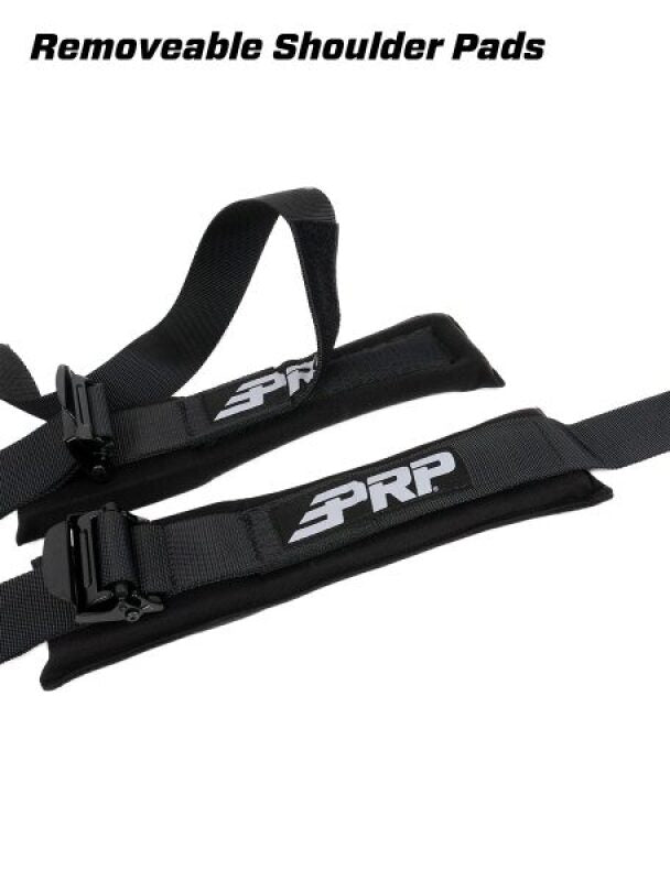PRP Seats SB5.3X2RP PRP 5.3x2 Harness - 5 Point Harness 3In Lap Belts 2In Shoulder Belts w/ Removable Pads