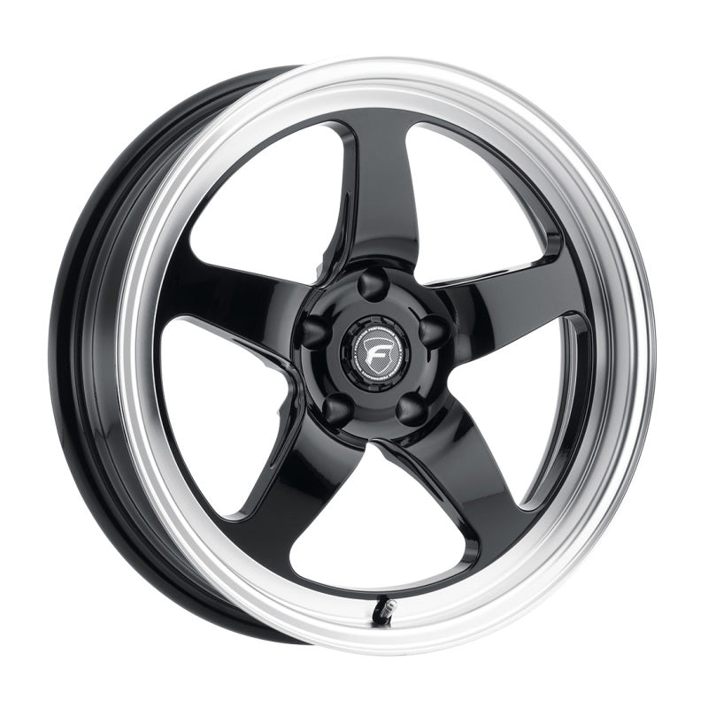Forgestar F09171163P43 D5 Drag 17x11 / 5x120.65 BP / ET43 / 7.8in BS Gloss Black Wheel