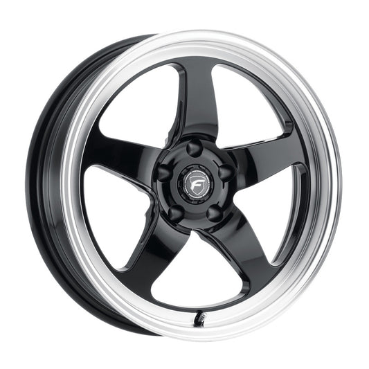 Forgestar F0918C067N23 D5 Drag 18x5.0 / 5x114.3 BP / ET-23 / 2.125in BS Gloss Black Wheel