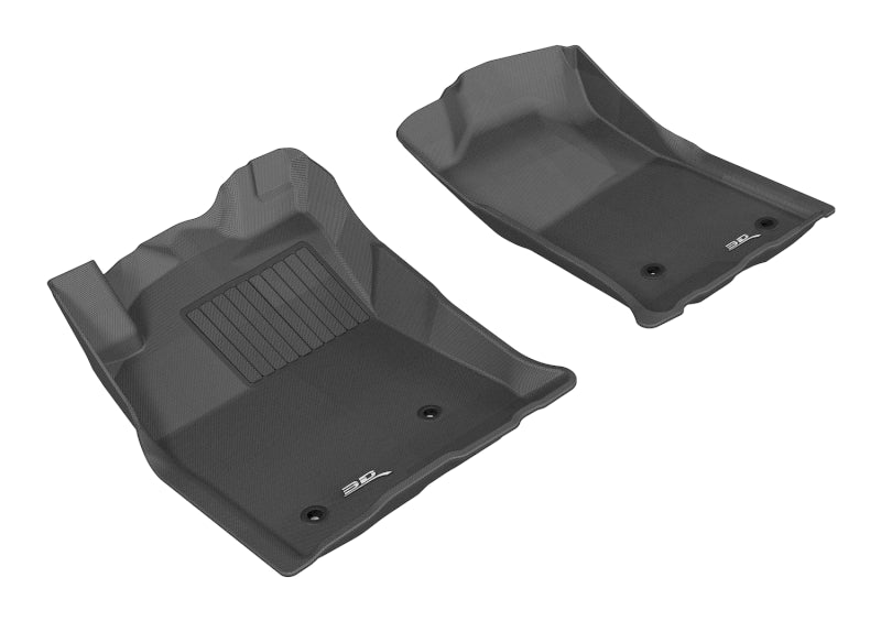 3D MAXpider L1TY05711509 2005-2011 Toyota Tacoma Reg/ACS/DBL Cab Kagu 1st Row Floormat - Black