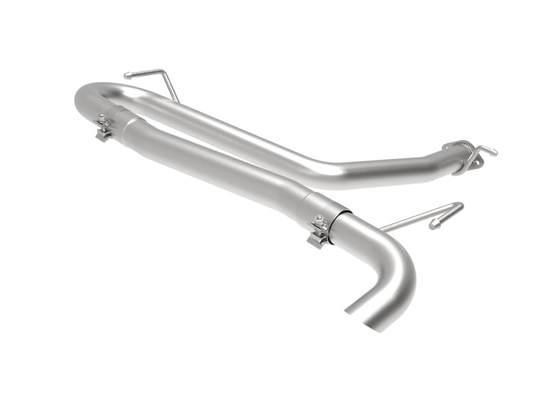aFe 49-37017NM Takeda 2-1/2in 304 SS Axle-Back Exhaust (No Muffler) 18-21 Hyundai Kona L4 1.6L (t)