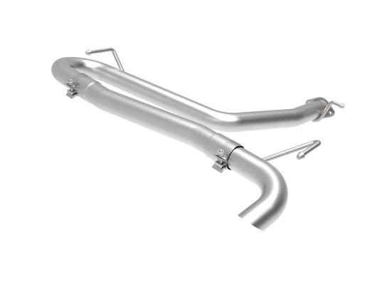 aFe 49-37017NM Takeda 2-1/2in 304 SS Axle-Back Exhaust (No Muffler) 18-21 Hyundai Kona L4 1.6L (t)