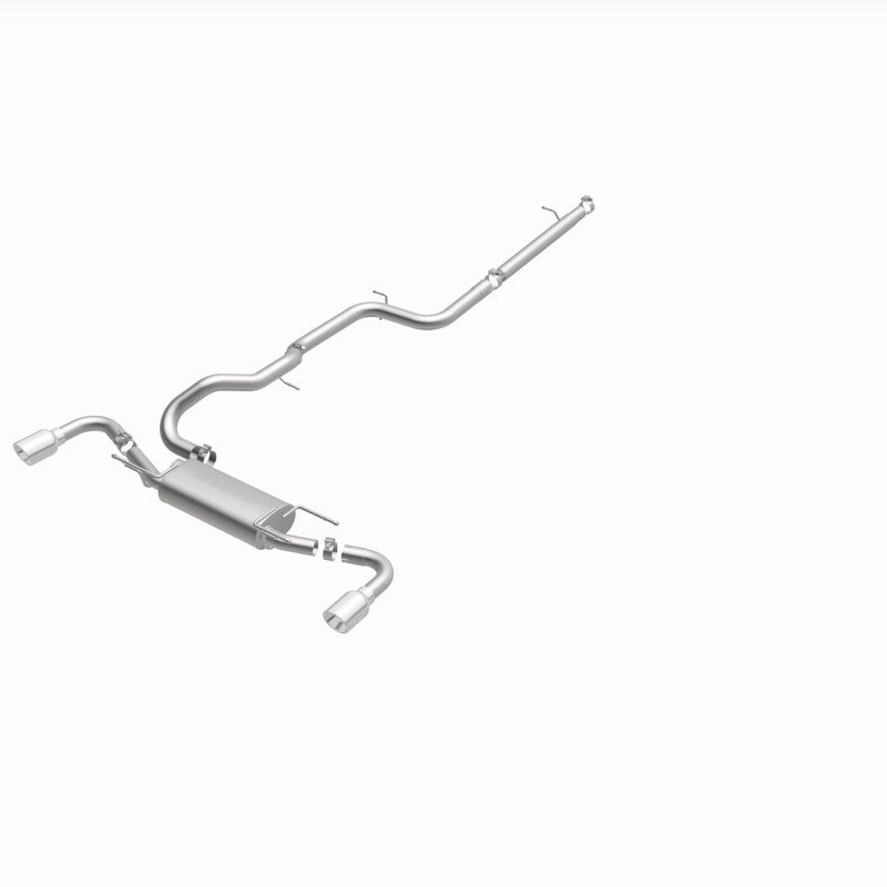 Magnaflow 15146 MagnaFlow 10-12 Mazda 3 L4 2.5L Hatchback Split Rear Exit Stainless Cat Back Performance Exhaust
