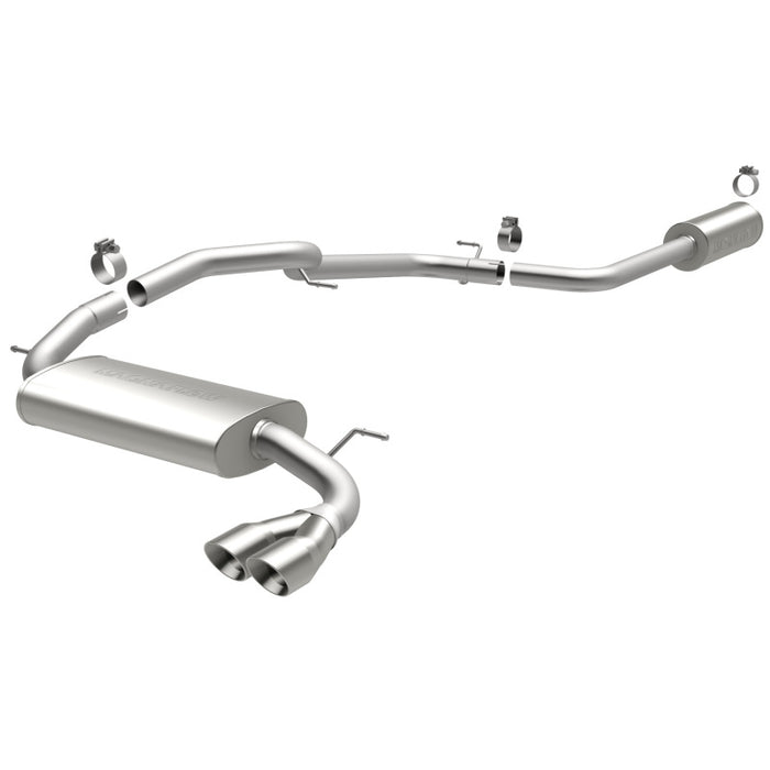 Magnaflow 15072 MagnaFlow 12 Ford Focus L4 2.0L HB Single Straight P/S Rear Exit Stainless Cat Back Perf Exhaust