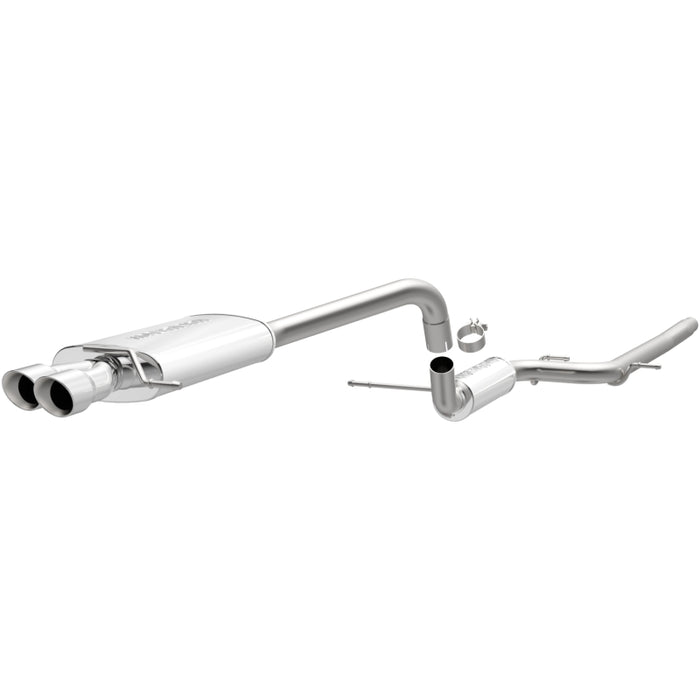 Magnaflow 15486 MagnaFlow Performance Cat-Back Exhaust System Dual Straight Drive Side Rear Exit 11-14 VW Jetta 2.0L