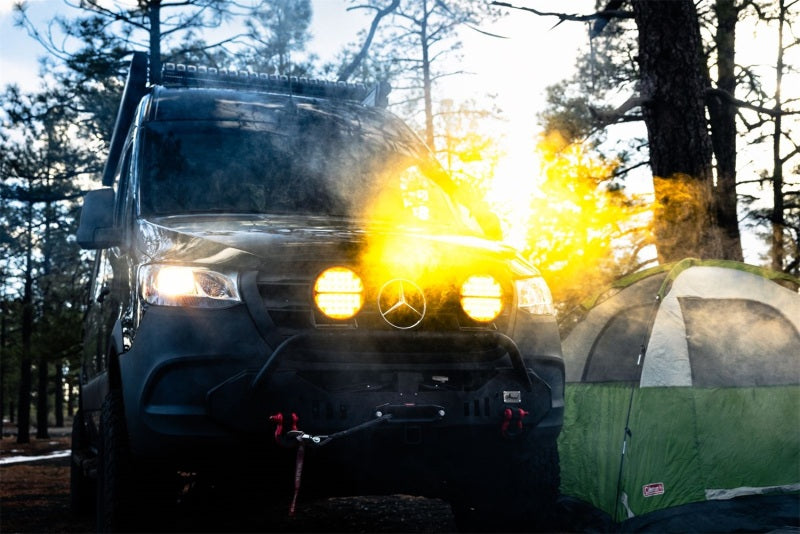 Rigid Industries 36522 360-Series 9in LED Off-Road Spot Beam - Amber