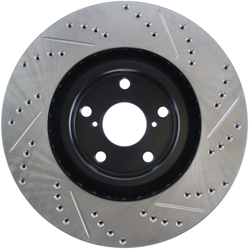 Stoptech 127.44104R StopTech 5/93-98 Toyota Supra Turbo Right Front Slotted & Drilled Rotor