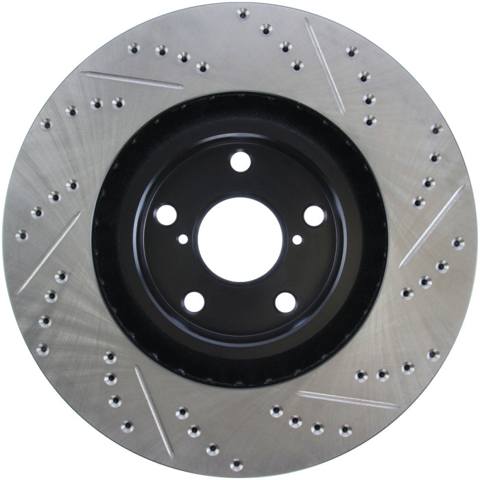 Stoptech 127.44104R StopTech 5/93-98 Toyota Supra Turbo Right Front Slotted & Drilled Rotor