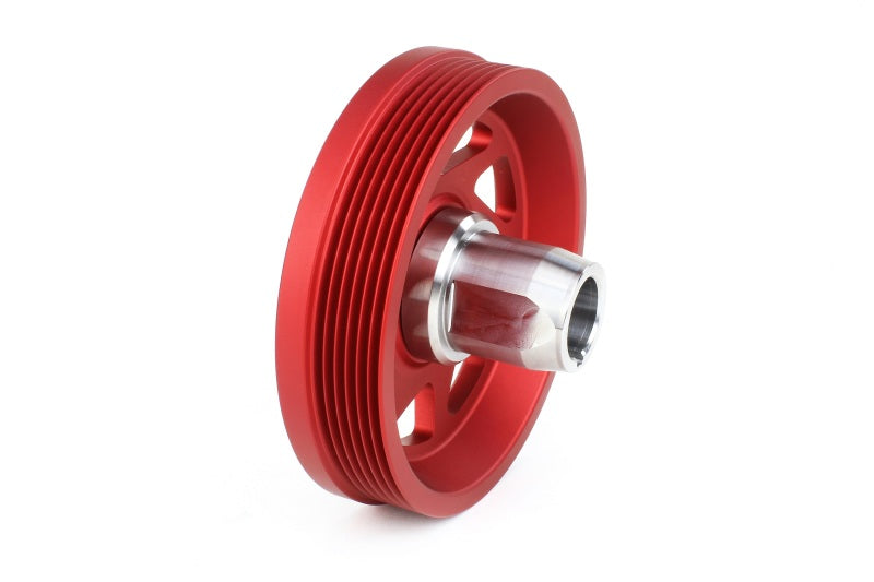 Perrin Performance PSP-ENG-106RD PERRIN 22-25 Subaru WRX/BRZ & Toyota GR86 / 20-25 FXT/OBXT Lightweight Crank Pulley - Red