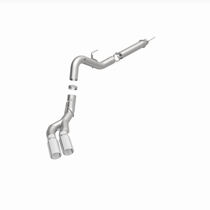 Magnaflow 19422 MagnaFlow CatBack 2018 Ford F-150 V6-3.0L Dual Exit Polished Stainless Exhaust - MF Series