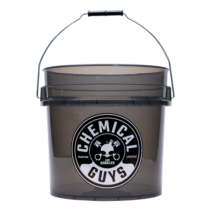 Chemical Guys ACC108 Heavy Duty Detailing Bucket Smoked Black (4.5 Gal)