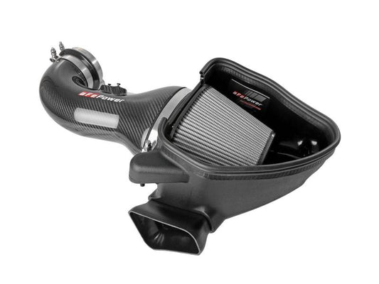 aFe 57-10018D 17-12 Chevrolet Camaro ZL1 (6.2L-V8) Track Series Carbon Fiber CAI System w/ Pro-DRY S Filters
