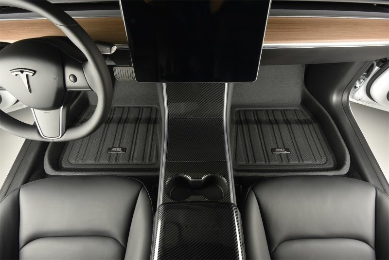 3D MAXpider E1TL02701809 2020-2021 Tesla Model Y Elitect 1st & 2nd Row Floormats - Black