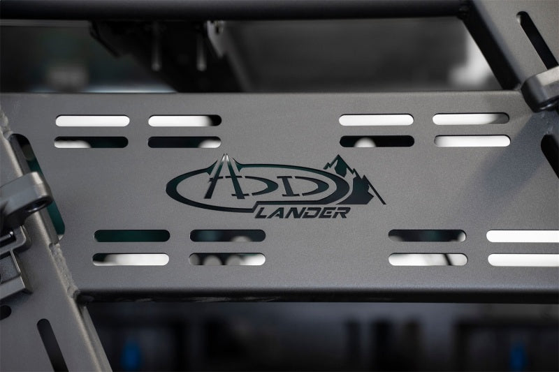 Addictive Desert Designs C118822000103 2015+ Ford F-150 Overlander Chase Rack w/ 3rd Brake Light - Hammer Black