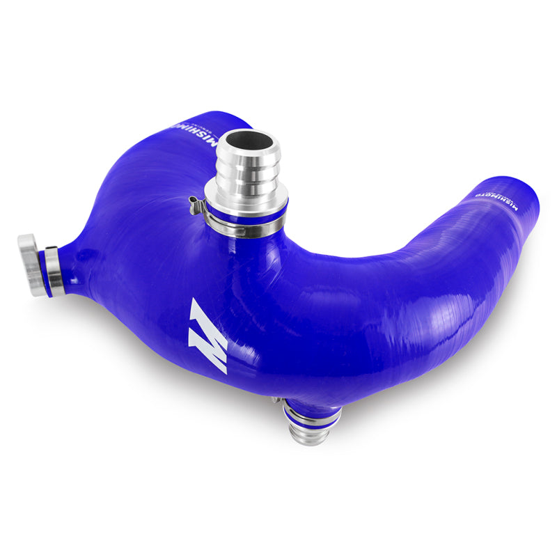 Mishimoto MMHOSE-RZR-16AIBL 2016+ Polaris RZR XP Turbo Silicone Intake J-Tube - Blue