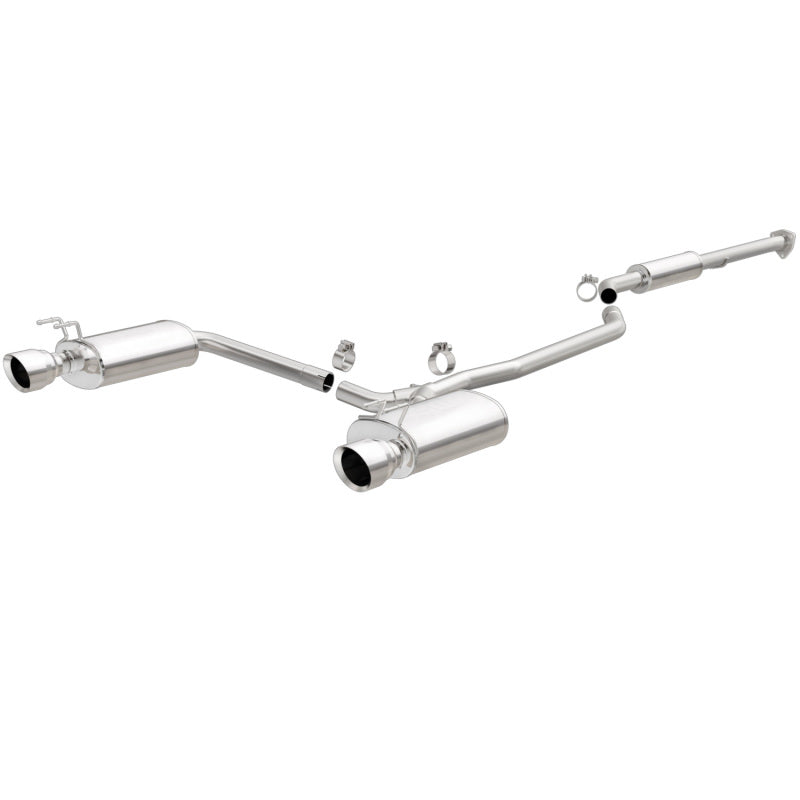 Magnaflow 19181 MagnaFlow Sys C/B 2015 Honda Accord 3.5L V6 2.5in SS Dual Split Rear Polished 4.5 Tip