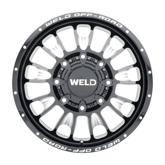 Weld W12108292890 Off-Road W121 20X8.25 Scorch Front 8X200 ET108 BS8.90 Gloss Black MIL 142.2