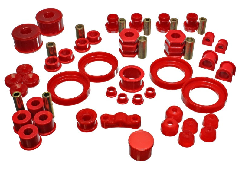 Energy Suspension 16.18109R 99-00 Honda Civic Si Red Hyper-Flex Master Bushing Set