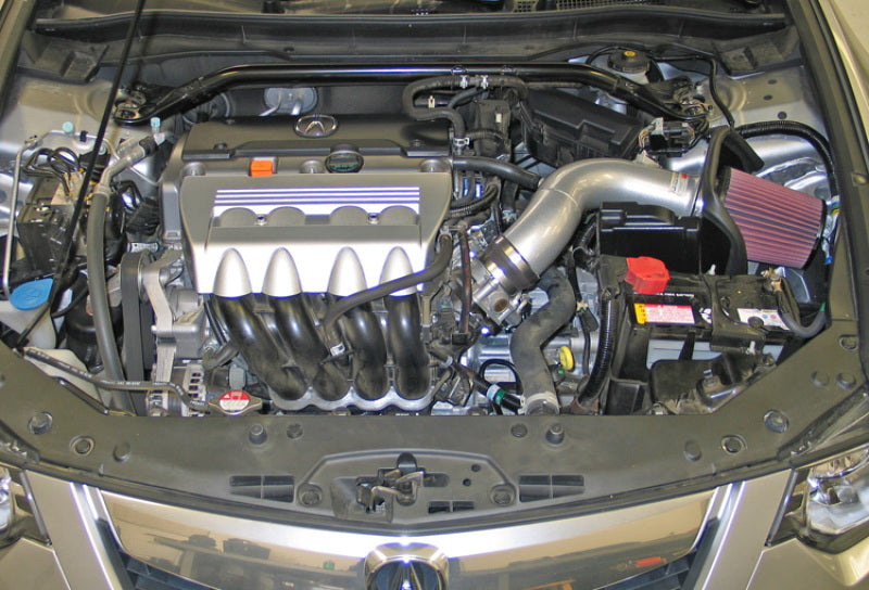 K&N Engineering 69-0026TS K&N 09 Acura TSX 2.4L Silver Typhoon Intake