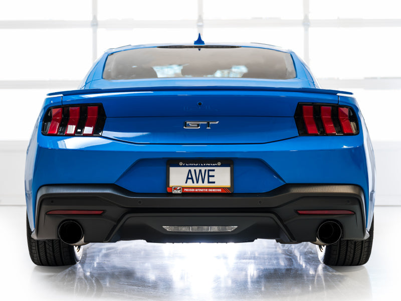 AWE Tuning 3015-33650 AWE 2024 Ford Mustang GT Fastback S650 RWD Touring Catback Exhaust w/ Dual Diamond Black Tips
