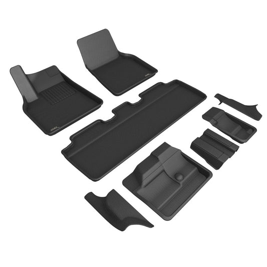3D MAXpider L1TL03601509 21-23 Tesla Model Y 7-Seat Kagu Black R1 R2 R3
