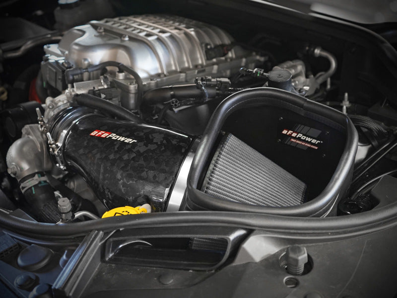aFe 57-10028D 2021 Dodge Durango SRT Hellcat Track Series Carbon Fiber Cold Air Intake System w/ Pro DRY S