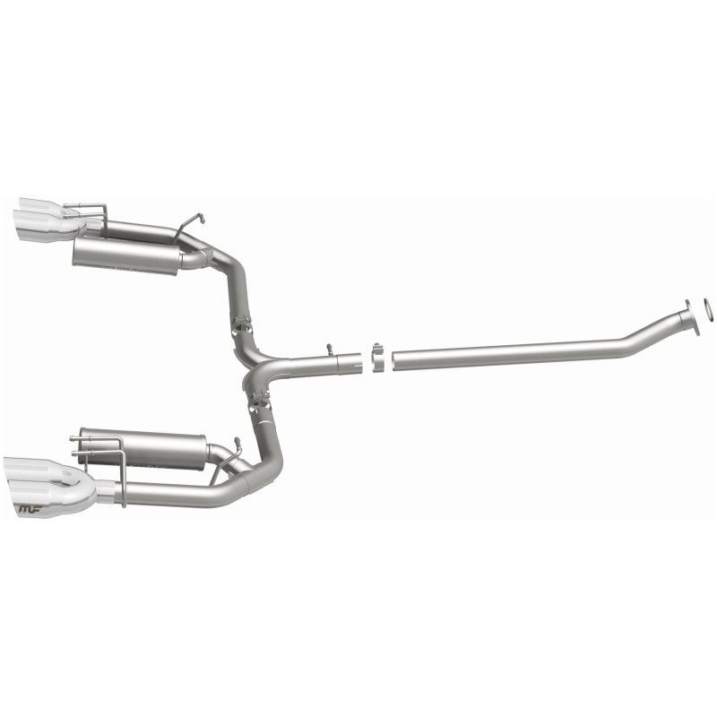 Magnaflow 19494 MagnaFlow 18-19 Toyota Camry XSE 2.5L (FWD) Street Series Cat-Back Exhaust w/4in Polished Quad Tips