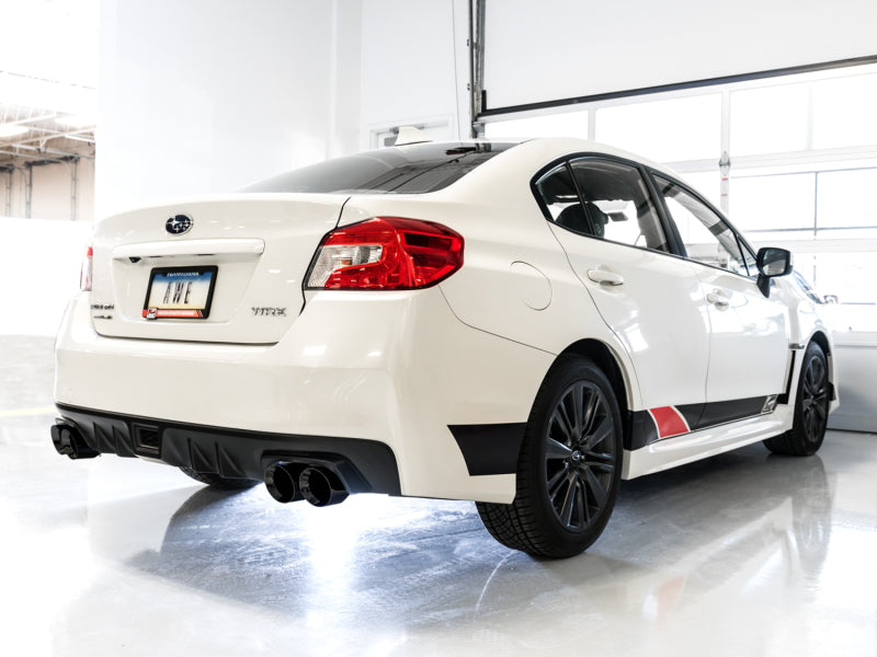 AWE Tuning 3020-43066 Subaru WRX/STI VA/GV Sedan Track Edition Exhaust - Diamond Black Tips (102mm)
