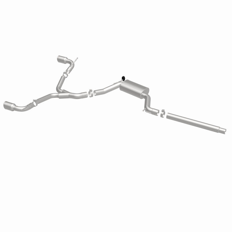 Magnaflow 15357 MagnaFlow SYS C/B Dual Split Rear Exit 4in Polished Tips 2015 VW GTI 2.0L Turbo
