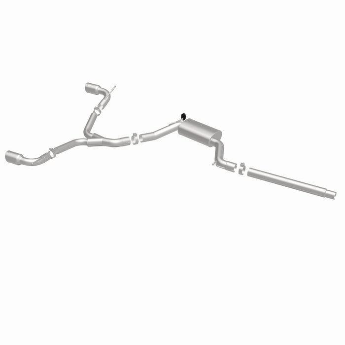 Magnaflow 15357 MagnaFlow SYS C/B Dual Split Rear Exit 4in Polished Tips 2015 VW GTI 2.0L Turbo