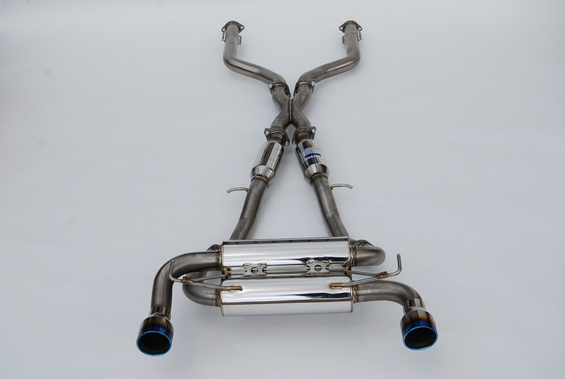 Invidia HS22N4Z7GM1RTL 2022+ Nissan Z 70mm Gemini Cat Back Exhaust - Rolled TI Tips