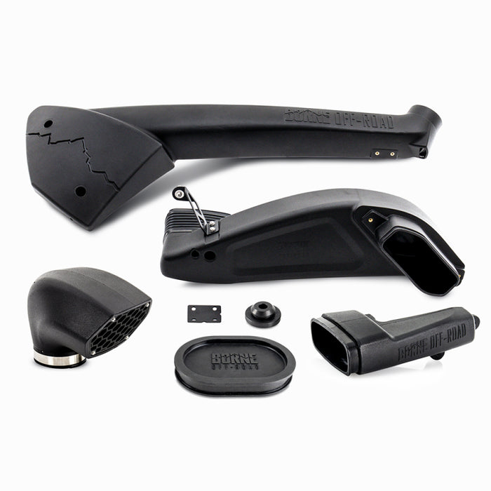 Mishimoto MMAI-RPTR-17NWBK BORNE Off-Road 17-20 Ford F-150 Raptor 3.5L EcoBoost Snorkel - Micro-Wrinkle Black