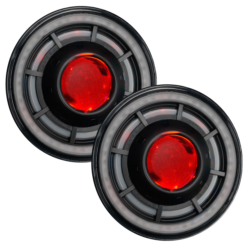 ORACLE Lighting 5876-334 0718 Jeep Wrangler JK Oculus 7in ColorSHIFT Bi-LED Projector Headlights