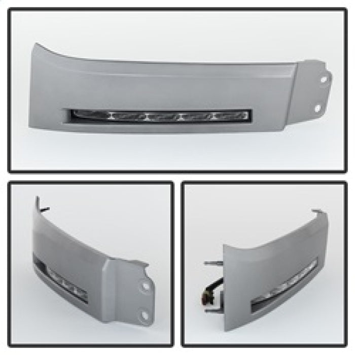 SPYDER 5077738 Spyder Toyota Tundra 07-13 Daytime LED Running Lights wo/switch Silver FL-DRL-TTU07-SIL