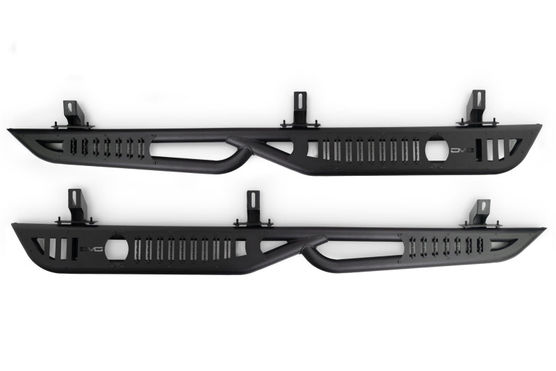 DV8 Offroad SRJK-08 07-18 Jeep Wrangler JK (4 Door Only) OE Plus Side Steps
